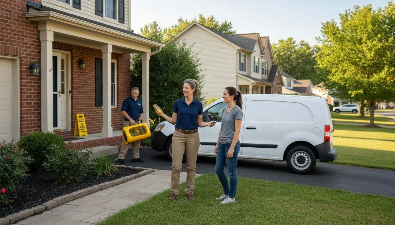 Water restoration image for Home Water Damage Repair in Cunningham, KS